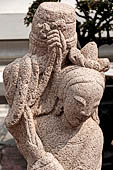 Bangkok Wat Pho, detail of the eastern vihan around the ubosot. 